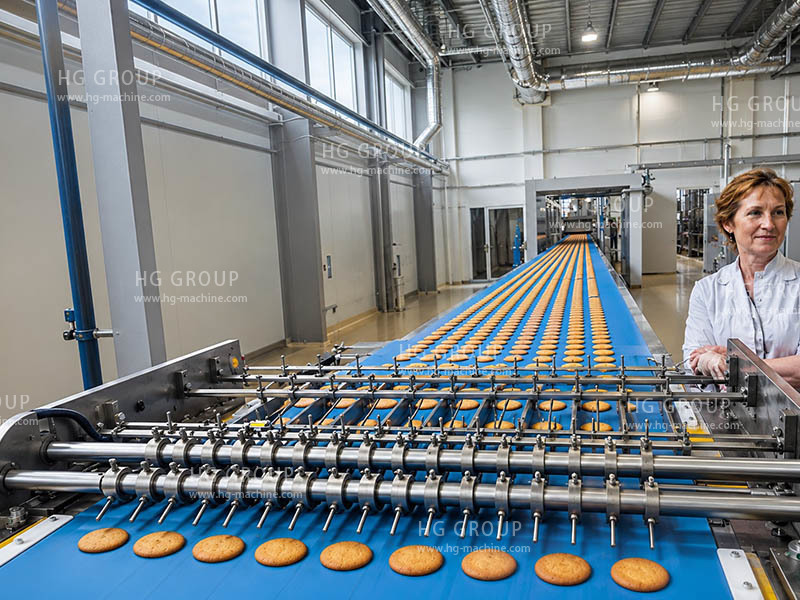 自動チョコパイ生産ライン